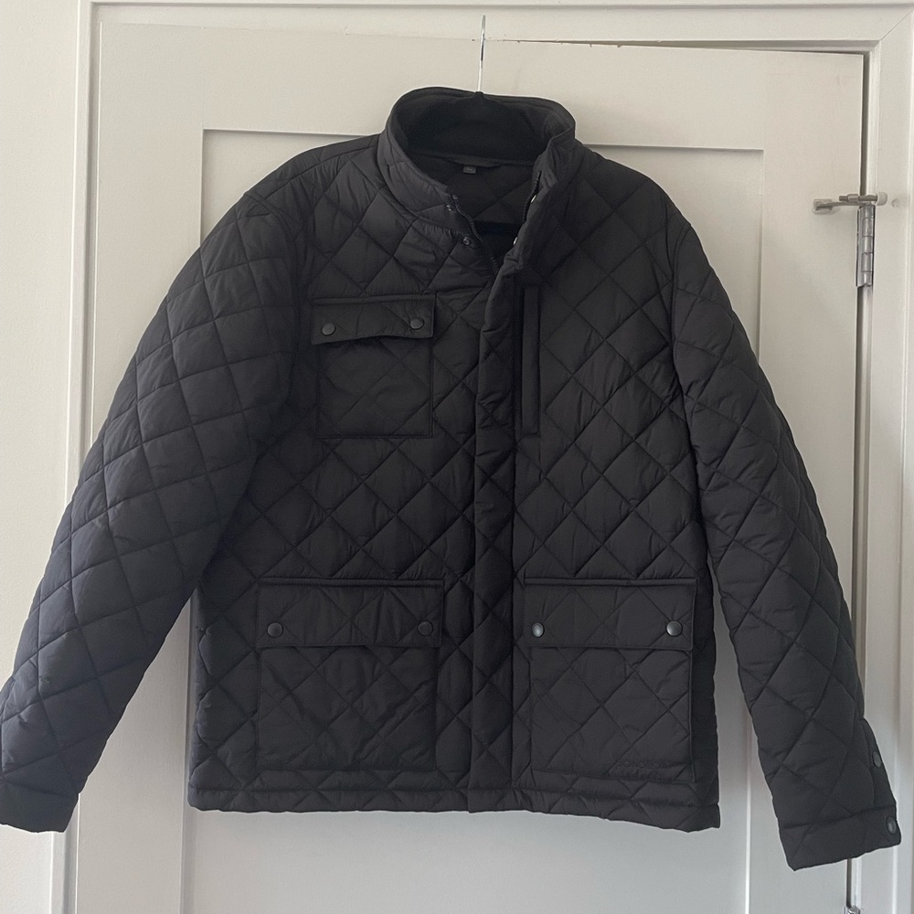 Mens Bonobos Black Quilted Jacket. Size XL